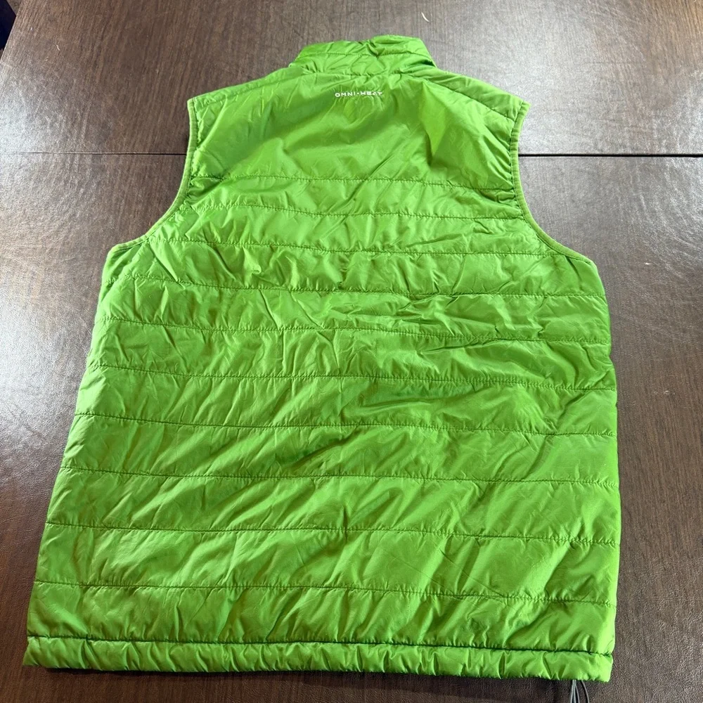 Columbia Lightweight Puffer Vest in Bright Green Sz M - Picture 9 of 9